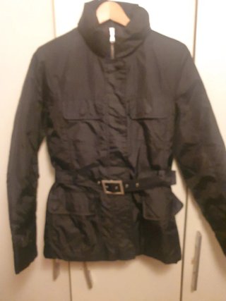Cazadora Benetton Negra Mujer Talla M