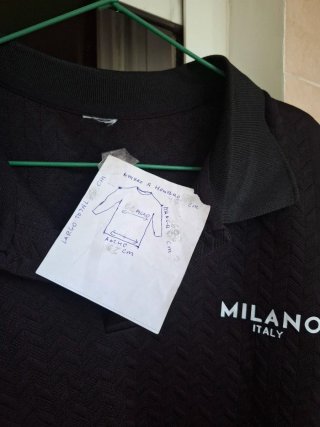 Camiseta Polo ,. Negra
