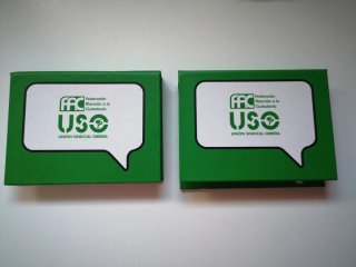 Bolígrafo y libreta USO nuevo