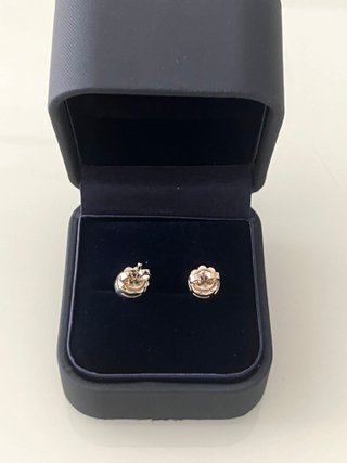Pendientes Oro 18k Diamantes/Brillantes