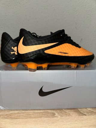 Nike Hypervenom Talla 40 Negro Naranja