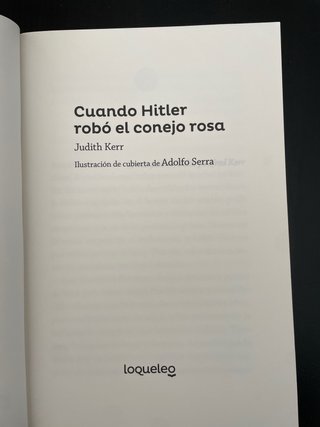 Cuando Hitler robó el conejo rosa