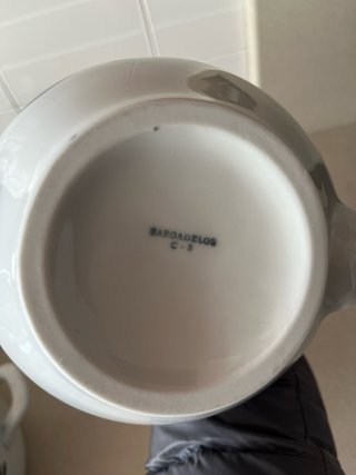 Cafetera Sargadelos Porcelana Azul/Blanco