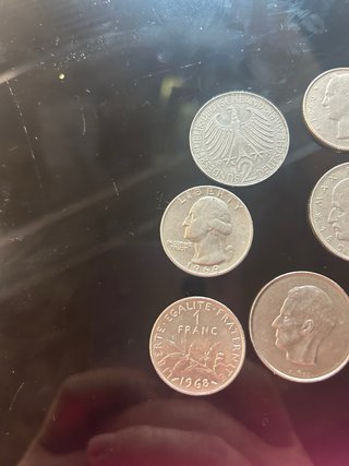 Lote de monedas antiguas