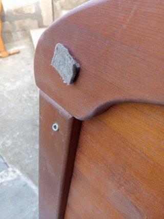 Cabecero de madera maciza