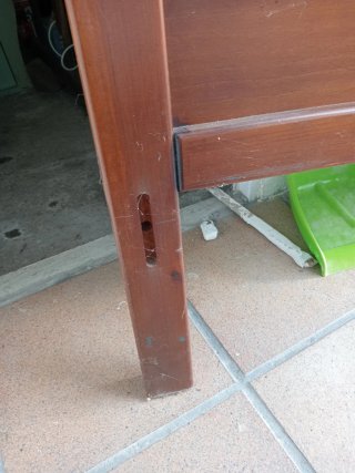 Cabecero de madera maciza