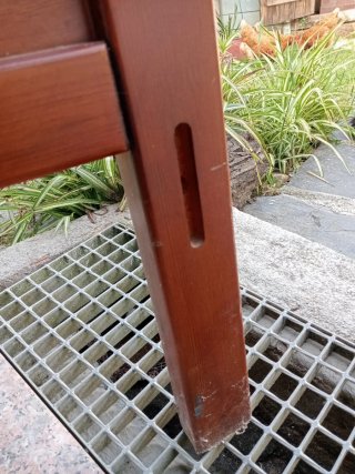 Cabecero de madera maciza