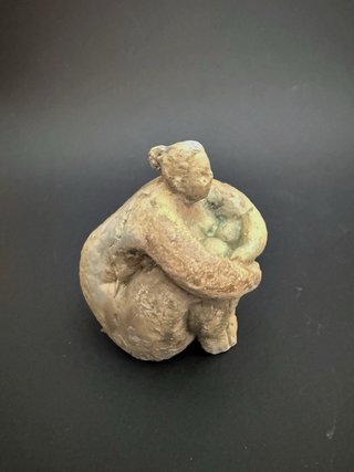 Figure di cemento fatte e dipinte a mano