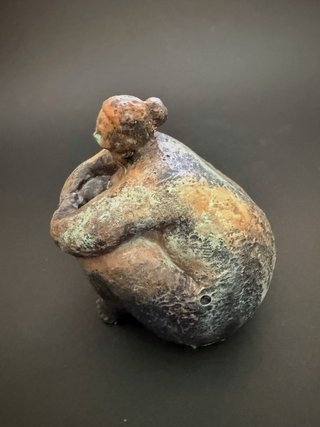 Figure di cemento fatte e dipinte a mano