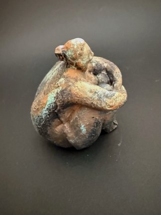 Figure di cemento fatte e dipinte a mano