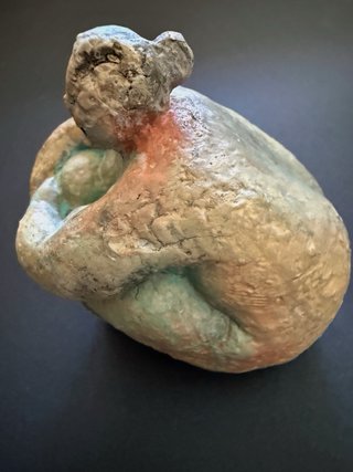 Figure di cemento fatte e dipinte a mano