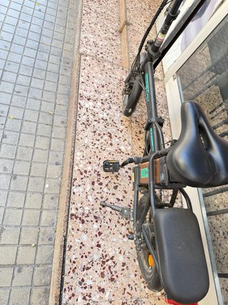 Bicicleta Eléctrica Plegable Negra