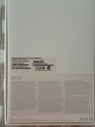 iPad mini Wi-Fi + Cellular 64GB Blanco