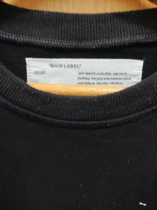 Felpa Off-White nera