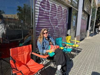 Sillas de camping plegables (Naranja, Turquesa, Am
