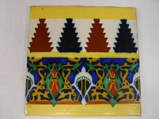 Azulejos antiguos pintado a mano 1900