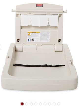 Cambiador Bebé Horizontal o vertical Rubbermaid.