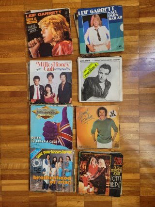 Più di 70 vinili singoli Pop Rock