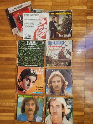 Più di 70 vinili singoli Pop Rock