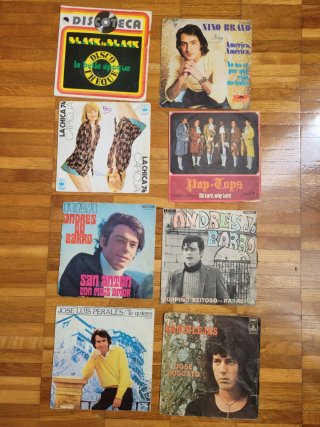 Più di 70 vinili singoli Pop Rock