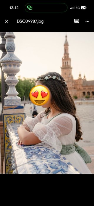 Vestido de Comunión niña.