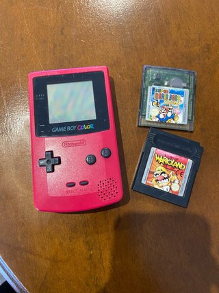 Nintendo Game Boy Color Rosa + 2 Juegos