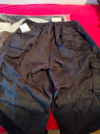 Pantalón de trabajo textil-r azul marino