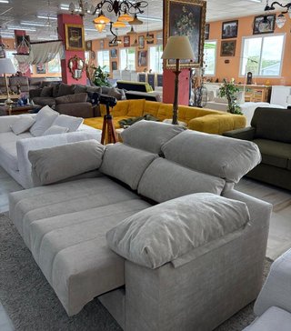 Sofá Kansas 2 Plazas Tela Beige