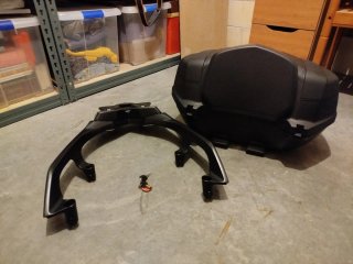 Top Case Yamaha TMAX 530 Negro/Rojo