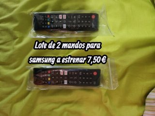 Lote 2 mandos para Smart TV Samsung a estrenar