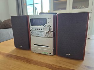 Minicadena Sony CMT-NEZ5 Plata