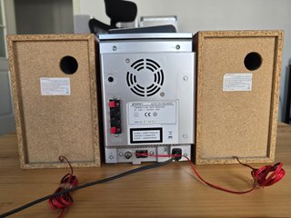 Minicadena Sony CMT-NEZ5 Plata