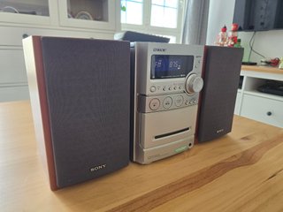 Minicadena Sony CMT-NEZ5 Plata