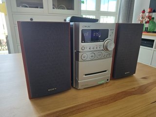 Minicadena Sony CMT-NEZ5 Plata