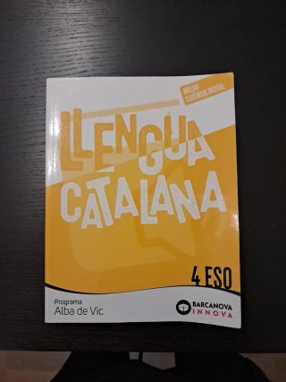 Llengua Catalana, 4 ESO, Programa Alba de Vic, ...