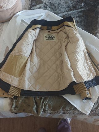 Chaqueta motera Segura Beige