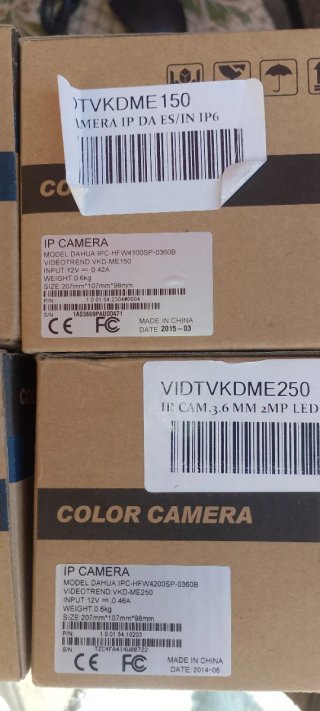 Videosorveglianza DAHUA NVR +4 telecamere IP