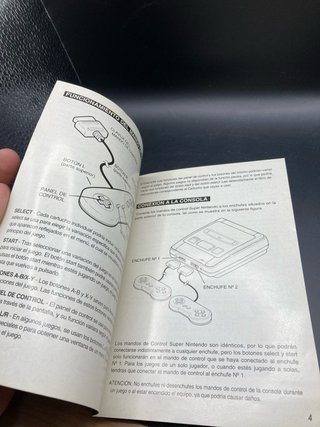 Manual Super Nintendo Controller PAL