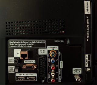 Televisor LG LED LCD Negro/Plateado de 37 pulgadas