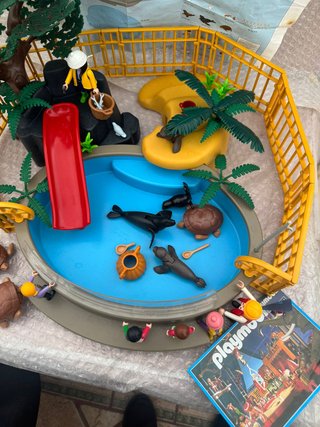 Playmobil Zoo Acuario Ref 3650 con tobogán