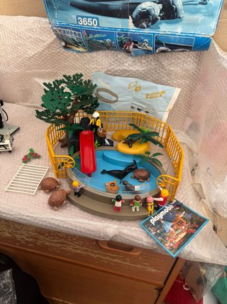 Playmobil Zoo Acuario Ref 3650 con tobogán