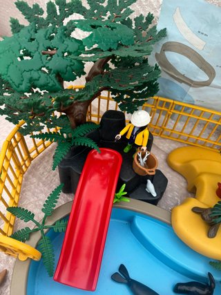 Playmobil Zoo Acuario Ref 3650 con tobogán