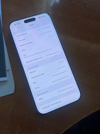 iPhone 16 Pro Max 256GB Titanio 91% Batería