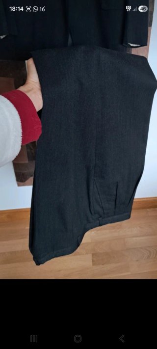 Traje lana gris marengo