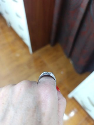 Anillo Plata Ley Signet Cuadrado