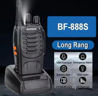 2 Walkie Talkies Largo Alcance 5km, manos libres