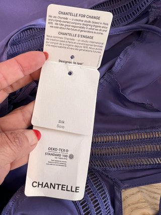 Chantelle Silk Camisole Top Purple Luxury (NEW