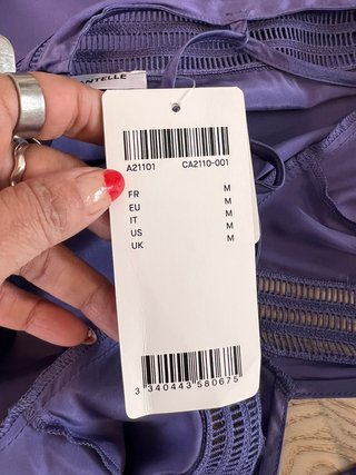 Chantelle Silk Camisole Top Purple Luxury (NEW