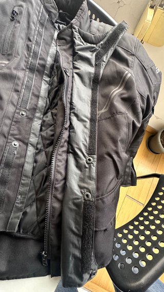 Chaqueta Moto Invierno GERMAS Negra Touring.