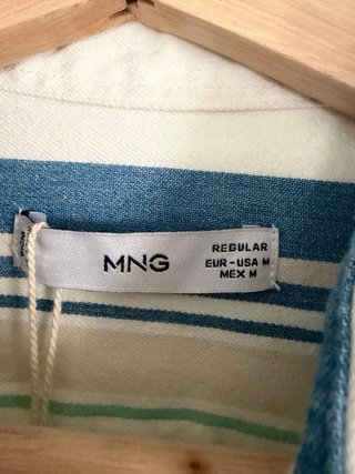 Sobrecamisa Mango Talla M Rayas